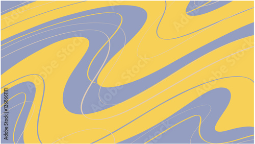 Futuristic Abstract Flowing Lines on a Colourfull Background.eps