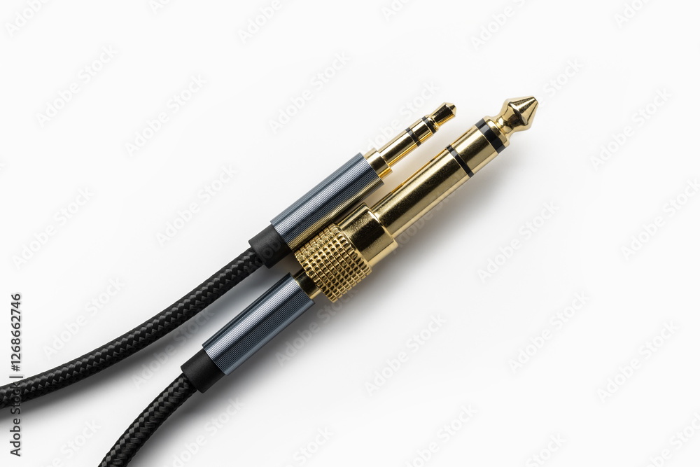 Connector for tablets, laptops, smartphones, cable connector. Studio shot, close-up. Connector for tablets, laptops, smartphones, cable connector. Studio shot, close-up.