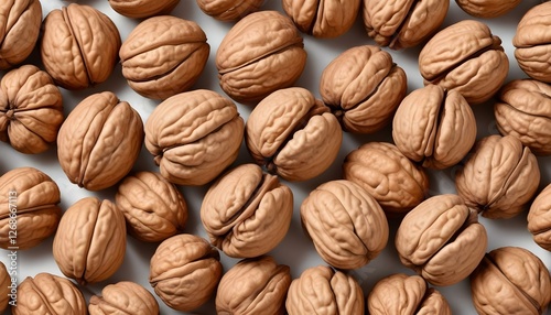 walnuts isolated on white background