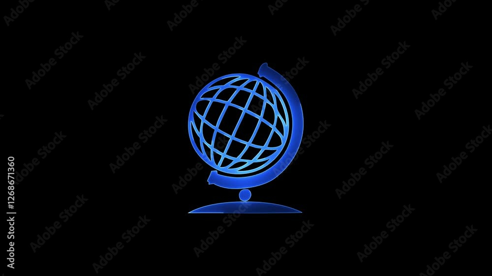 Glowing Globe Icon on Black Background, Futuristic World Map Symbol, Digital Earth Concept, Global Connectivity, International Business, Technology, Glowing Globe Icon on Black Background, Futuristic World Map Symbol, Digital Earth Concept, Global Connectivity, International Business, Technology,