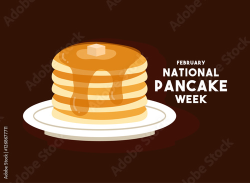National Pancake Week. February.