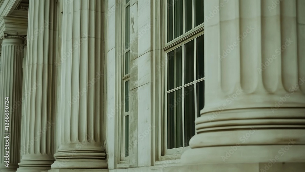 Classical Architecture: Majestic Columns and Windows Classical Architecture: Majestic Columns and Windows