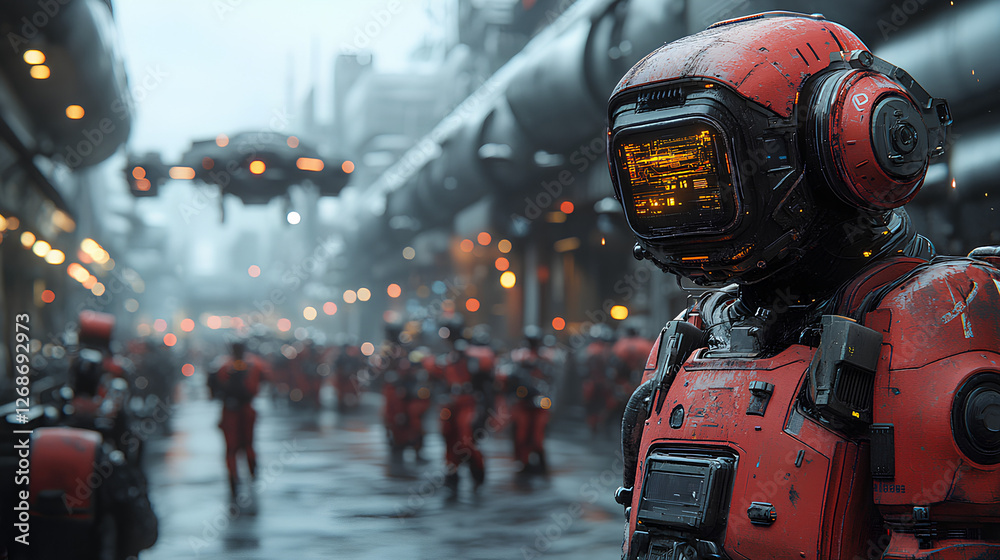 Ultra-HD image of a futuristic battlefield, Ultra-modern military exoskeleton soldiers, cinematic war scene. 8K photorealism, volumetric lighting, ultra-detailed textures
Ultra-HD image of a futuristic battlefield, Ultra-modern military exoskeleton soldiers, cinematic war scene. 8K photorealism, volumetric lighting, ultra-detailed textures