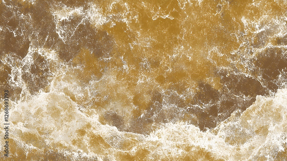 Abstract Gold and Brown Textured Background, Grunge, Marble, AI Generated