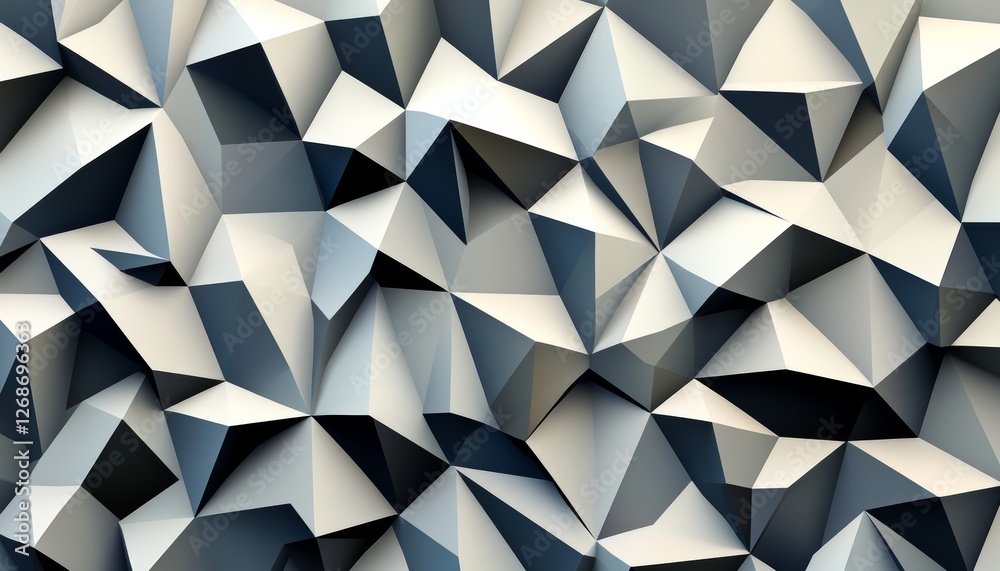 Fototapeta premium Contemporary Geometric Design, sleek shapes and vibrant colors, ideal for modern interiors, textiles, and graphic applications.
