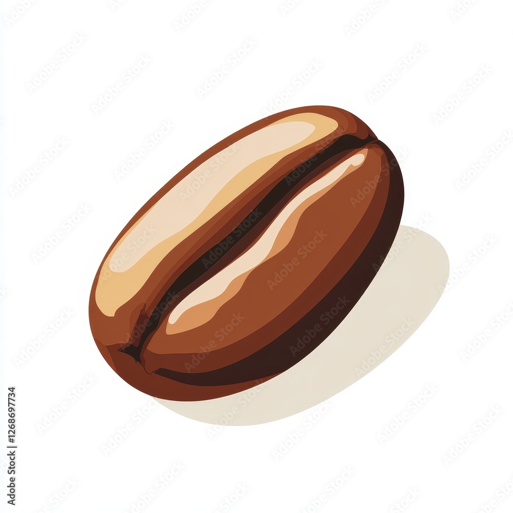 Coffee Bean Clipart, a flat design culinary element showcasing detailed coffee beans, perfect for menus, recipes, and food-related graphics. Coffee Bean Clipart, a flat design culinary element showcasing detailed coffee beans, perfect for menus, recipes, and food-related graphics.