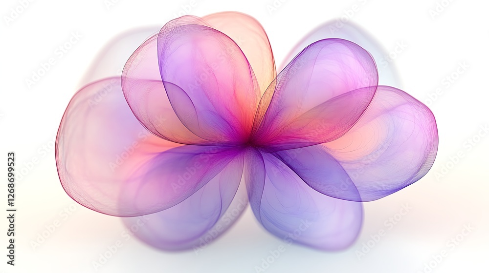 Abstract Pastel Flower Soft Delicate Design Abstract Pastel Flower Soft Delicate Design