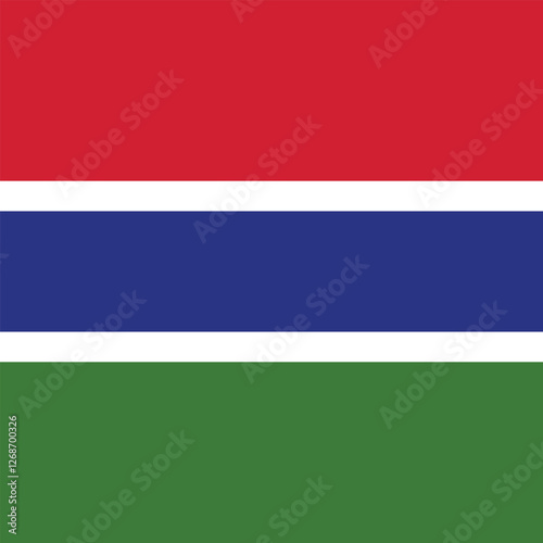 Flag of Gambia. Gambia square flag icon digital vector illustration Free Download Flag of Gambia. Gambia square flag icon digital vector illustration - GFXLoad
