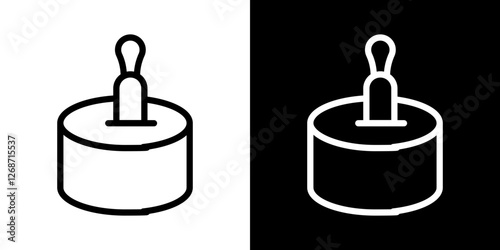 Parmesan icons vectors set in stroke line style.