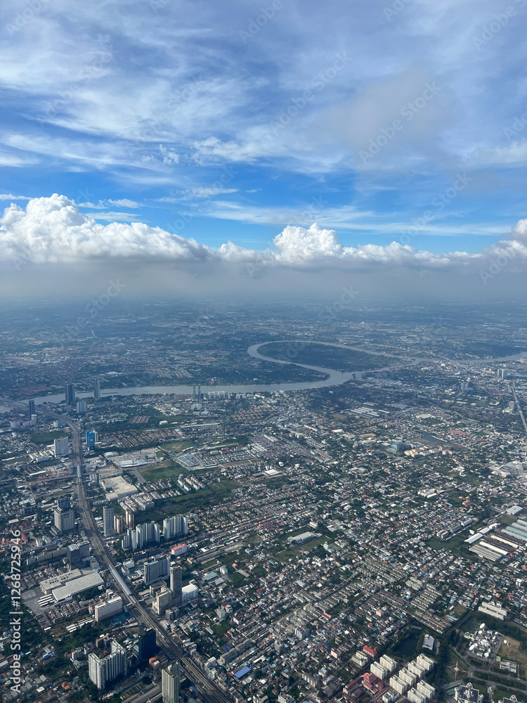 Take off from Don Mueang International Airport