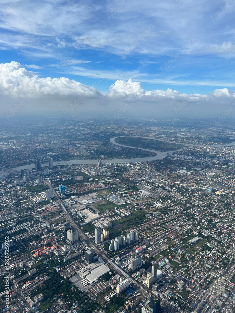 Take off from Don Mueang International Airport in Bangkok