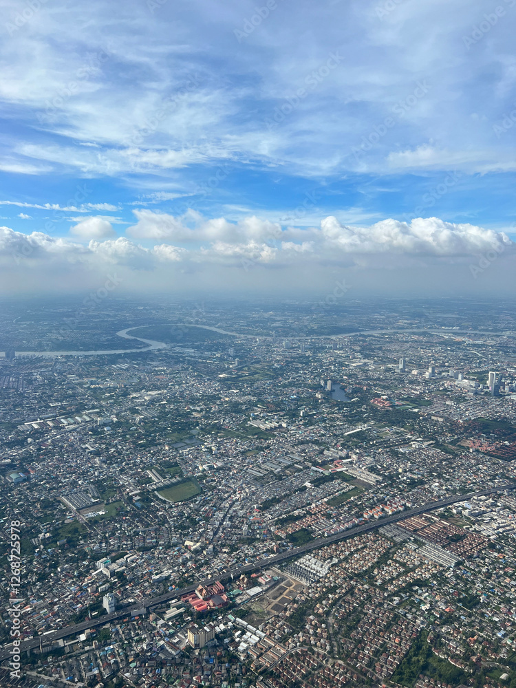 Take off from Don Mueang International Airport in Bangkok