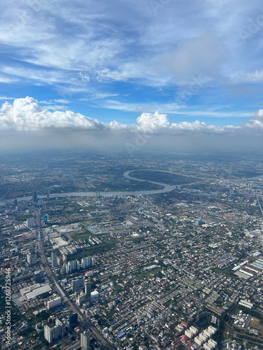Take off from Don Mueang International Airport