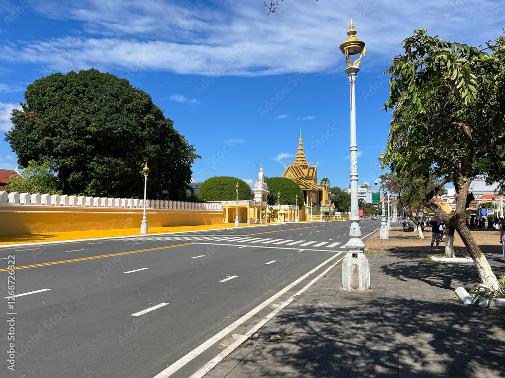 Royal Palace of Cambodia in Phnom Penh