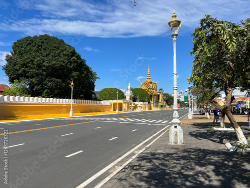 Obraz na płótnie Royal Palace of Cambodia in Phnom Penh w salonie