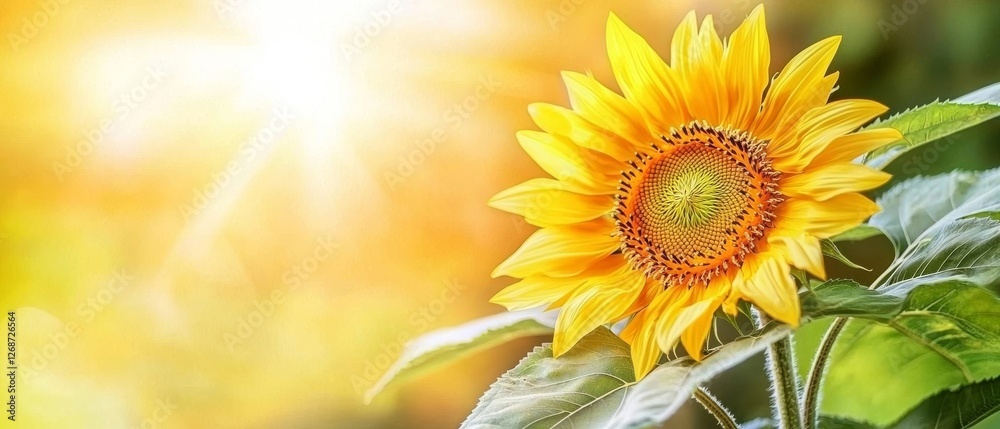 sunflower on a field sunflower on a field