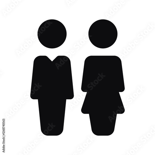 WC icon design man and woman
