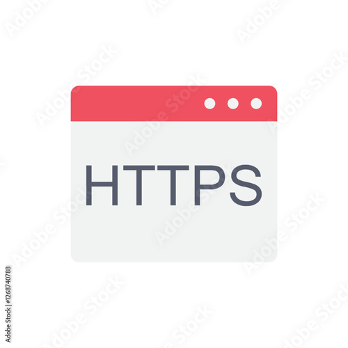 Https website browser icon design 