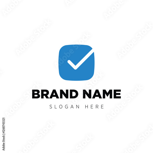 Free Download Check brand logo design - GFXLoad