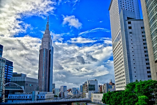 【東京都】新宿から見た代々木タワー