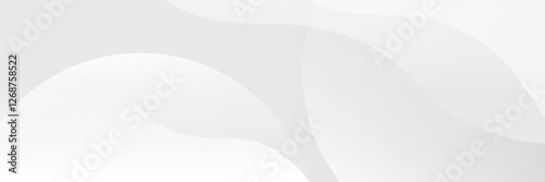 Modern Geometric Abstract in White and Grey. Modern and Creative Trend Design