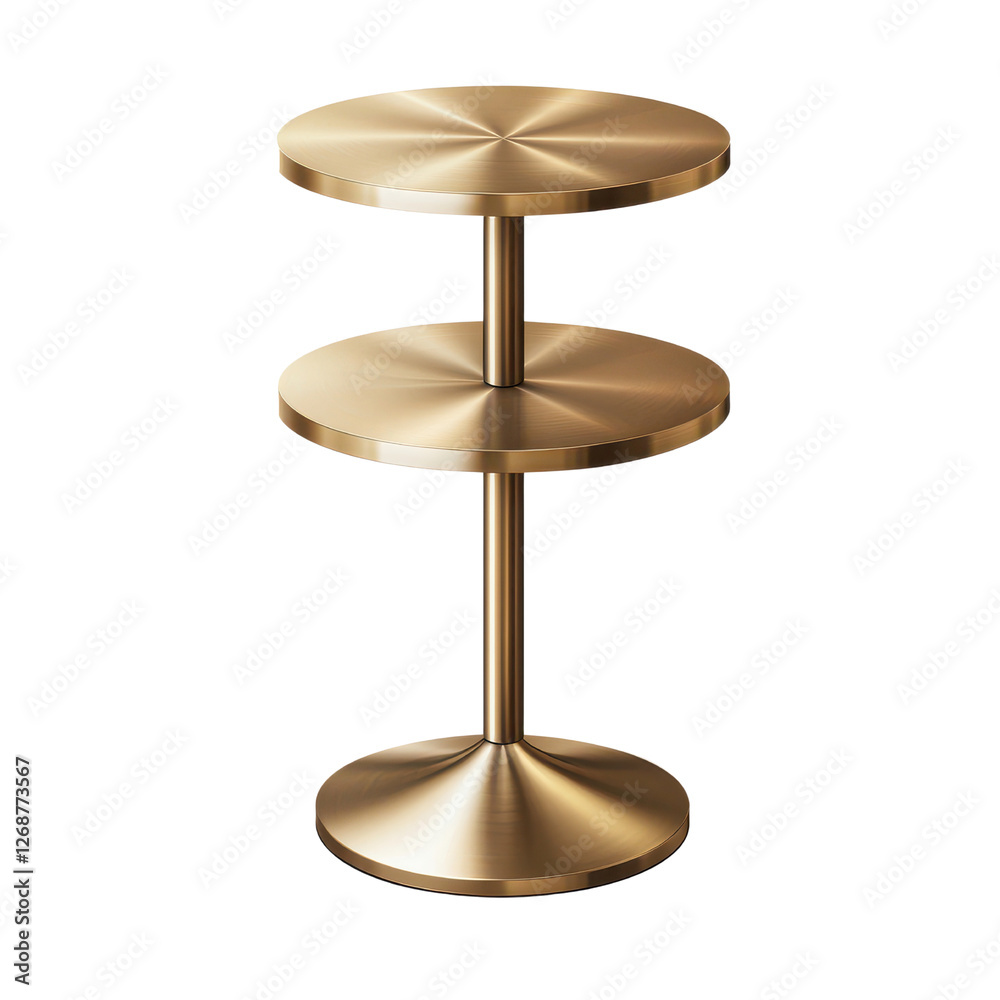 Modern Three-Tiered Round Table with Elegant Metallic Finish for Stylish Home Decor and Contemporary Interior Displays Modern Three-Tiered Round Table with Elegant Metallic Finish for Stylish Home Decor and Contemporary Interior Displays