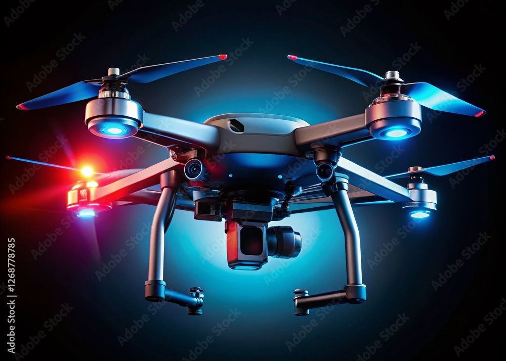 Aerial Drone Shot of Black Studio Background, Empty Space, Cinematic Lighting Aerial Drone Shot of Black Studio Background, Empty Space, Cinematic Lighting