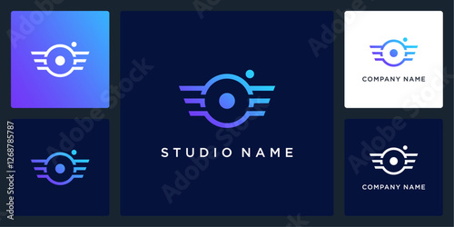 Studio cam logo lens