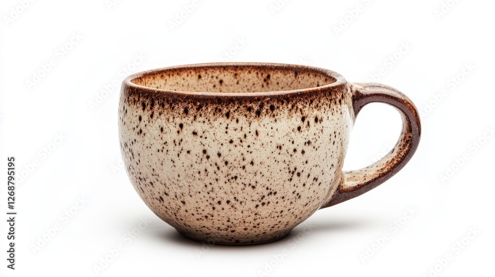 Isolated Coffee Cup on White Background for Culinary Photography Isolated Coffee Cup on White Background for Culinary Photography
