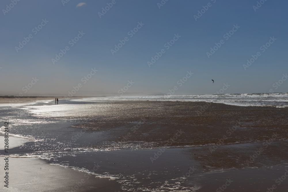 Atlantic ocean coast in Essaouira Morocco Atlantic ocean coast in Essaouira Morocco