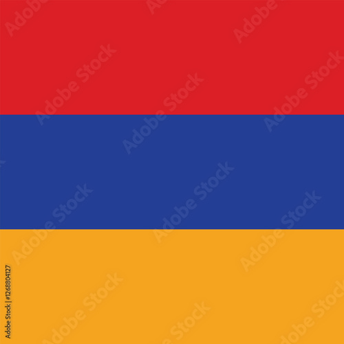 Free Download Flag of Armenia. Armenia square flag icon digital vector illustration - GFXLoad