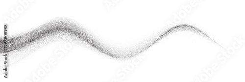 Noise grain wave with sand dust texture, vector background with grunge abstract effect. Noise grain wave halftone graffiti effect