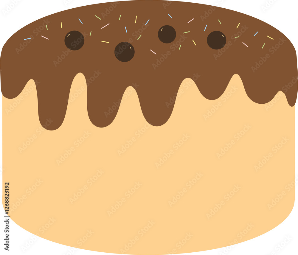 Fototapeta premium 초코케이크