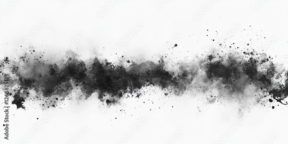 Abstract Black And White Smoky Texture With Various Shades And Patterns Ideal For Posters, Banners, And Digital Wallpaper Design Abstract Black And White Smoky Texture With Various Shades And Patterns Ideal For Posters, Banners, And Digital Wallpaper Design