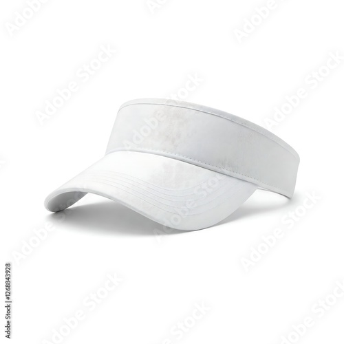 White visor isolated on white background