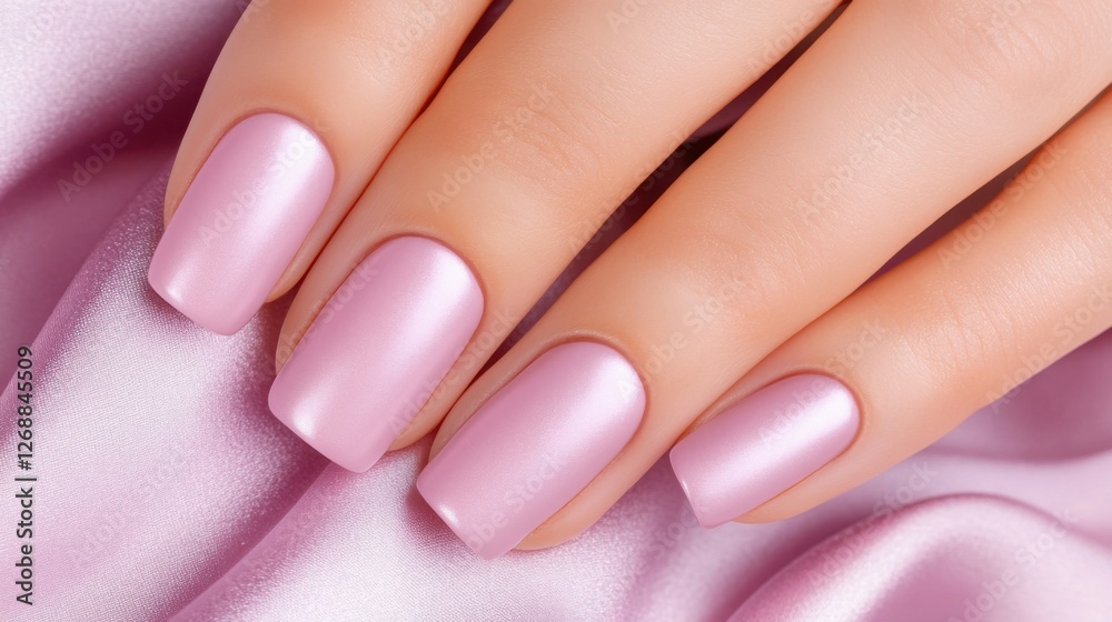 Elegant matte mauve nails adorned with delicate gold accents on a soft velvet backdrop create a luxurious beauty experience Elegant matte mauve nails adorned with delicate gold accents on a soft velvet backdrop create a luxurious beauty experience