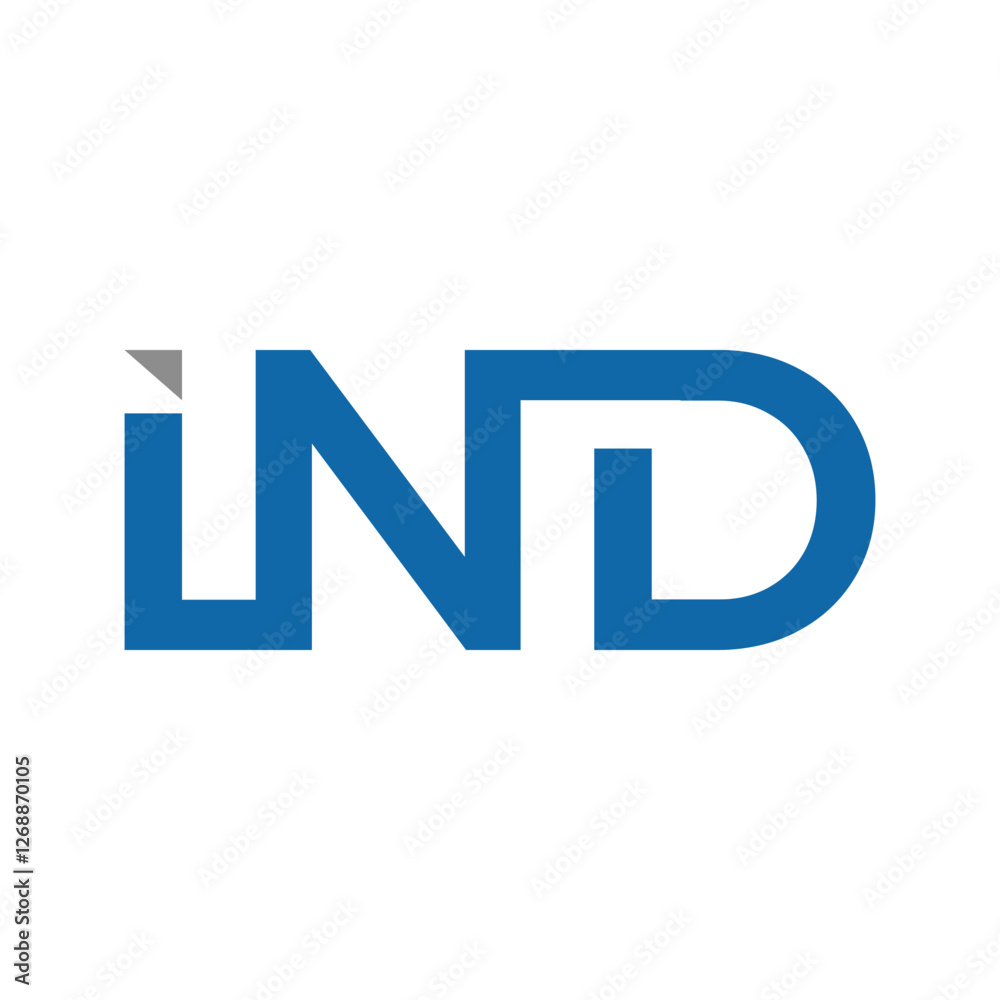 initial letter ind icon logo design template initial letter ind icon logo design template