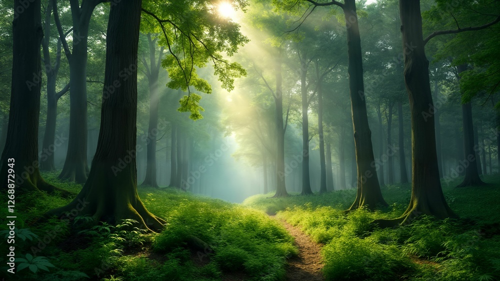 Obraz premium Pristine Forest Ecosystem