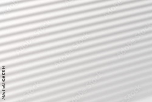 Shadow of the window on a gray background. Horizontal orientation, 3D rendering, overlay effect for photo