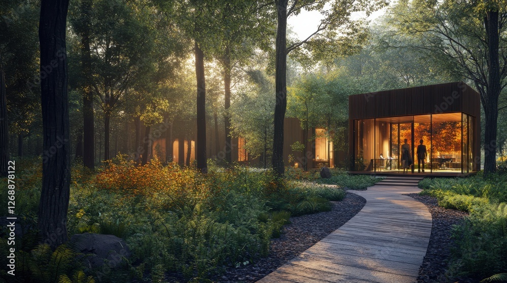 Experience meditative walks at a tranquil forest retreat surrounded by nature Experience meditative walks at a tranquil forest retreat surrounded by nature