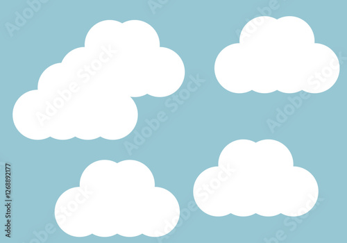 Cielo azul con nubes de día