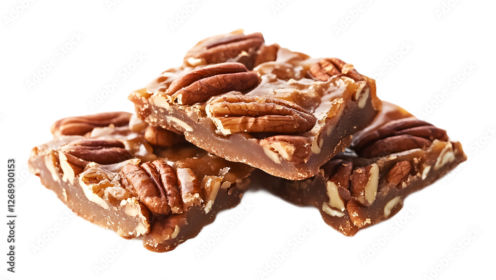 Maple pecan bliss on a transparent background. isolated background. Maple pecan bliss on a transparent background. isolated background.
