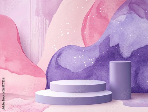 Celestial Bloom: The Enchanted Symphony of Watercolor Flowers