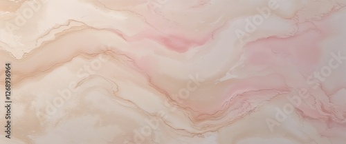 texture with a soft, marbled appearance. It features a blend of light beige, cream, and subtle pink hues, creating a smooth and calming visual effect. 