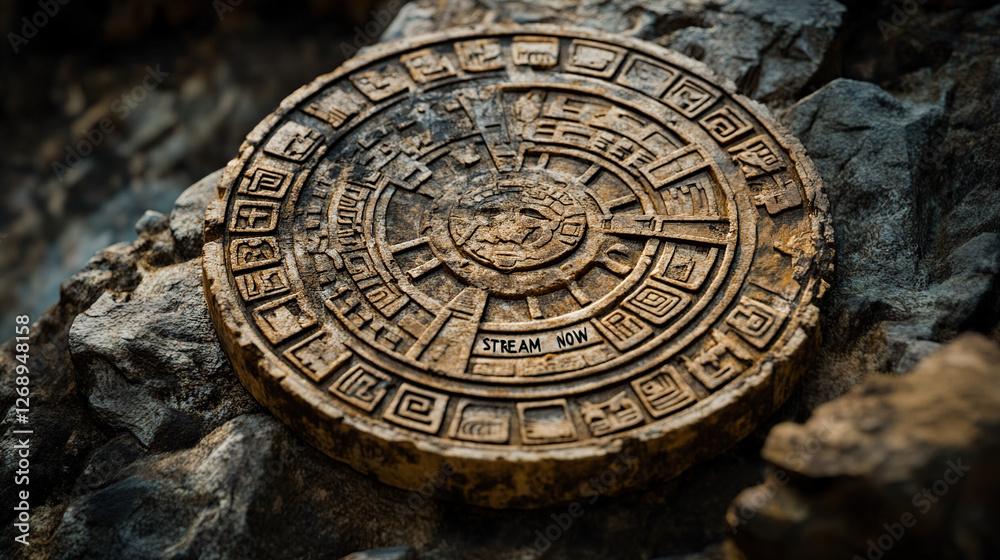Mayan Calendar with Modern Streaming Theme Mayan Calendar with Modern Streaming Theme
