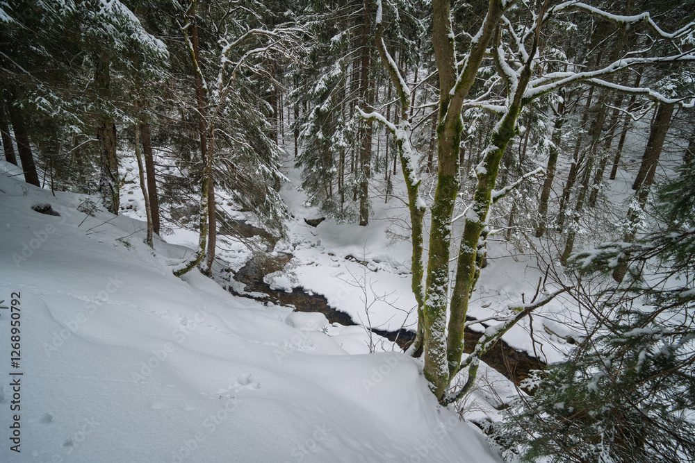 Karkonosze, Zima, Karkonosze, Zima,