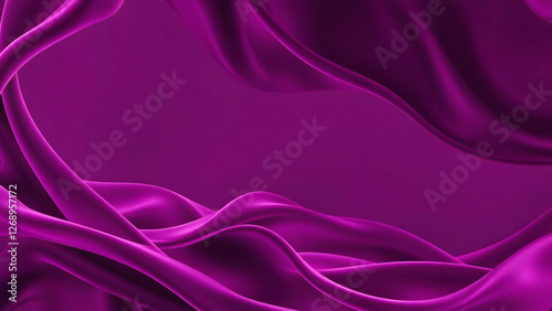 Vibrant purple abstract silk texture background, ideal for luxury design, fashion, and high-end branding projects, suitable for elegant and artistic themes photo