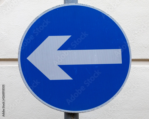 One-Way Road Sign