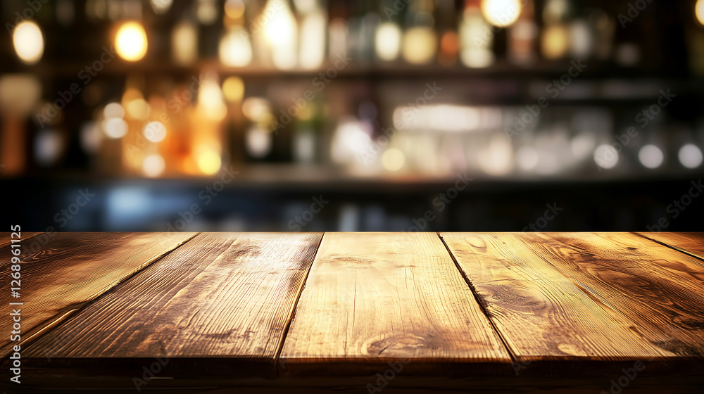 Rustic Wooden Table with Blurred Warm Bokeh Lights – Ideal for Product Display, Cozy Café Marketing, and Restaurant Branding Rustic Wooden Table with Blurred Warm Bokeh Lights – Ideal for Product Display, Cozy Café Marketing, and Restaurant Branding