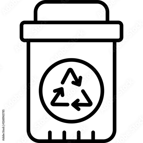 Plastic Bin Icon